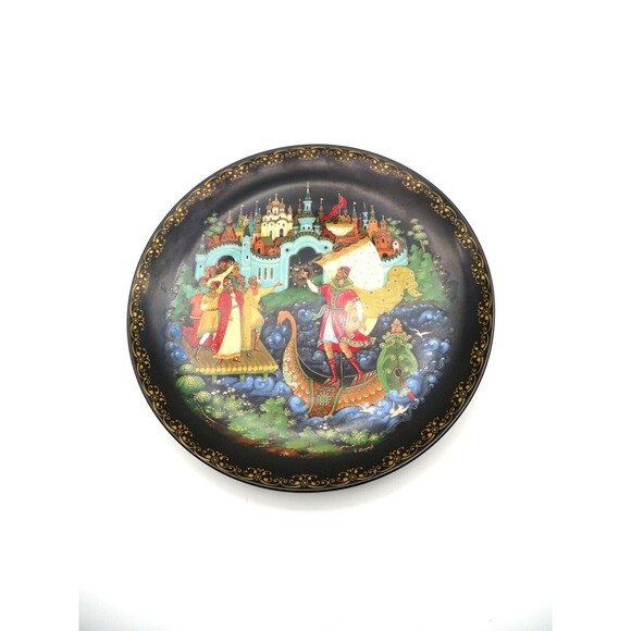 Set of 2 Bradford Exchange Russian Legends Plates 9 and 10 w Boxes and COAs 1990 - Picture 2 of 7